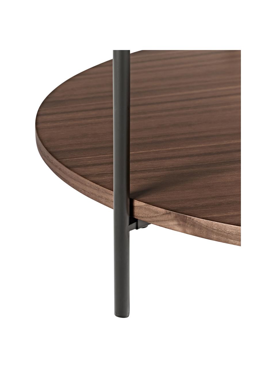 Table basse ronde Renee, Bois de noyer, Ø 69 cm