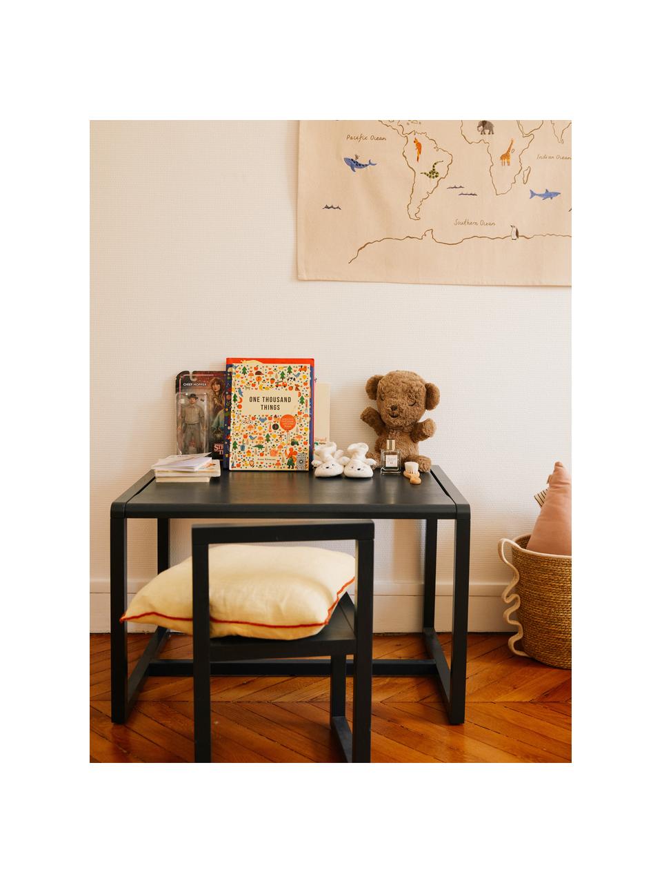 Table en bois pour enfant Little Architect, Bois de frêne, placage en frêne, MDF

Ce produit est fabriqué à partir de bois certifié FSC® issu d'une exploitation durable, Gris-bleu, larg. 76 x prof. 55 cm