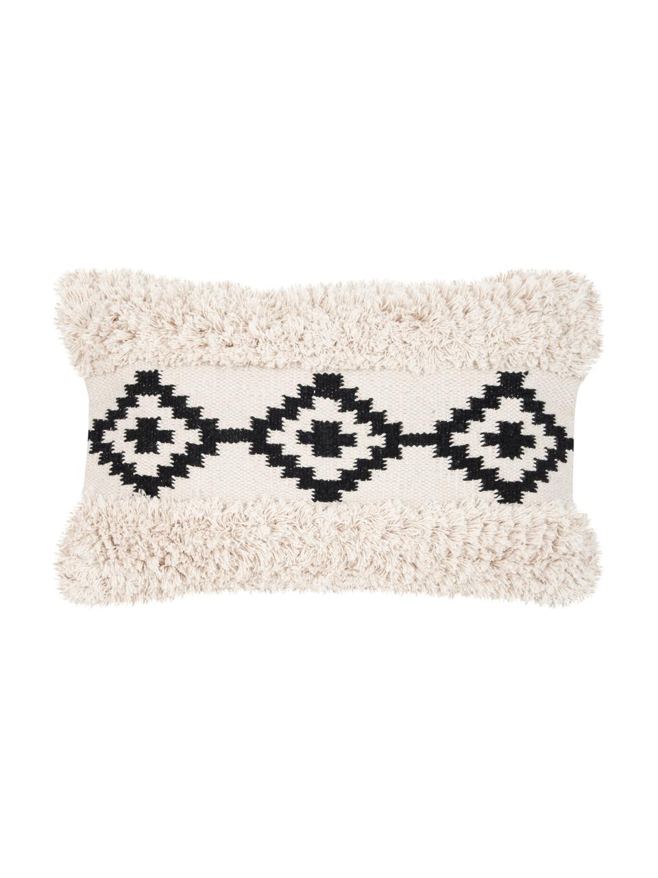 Poszewka na poduszkę Taima, 100% bawełna, Odcienie kremowego, S 30 x D 50 cm