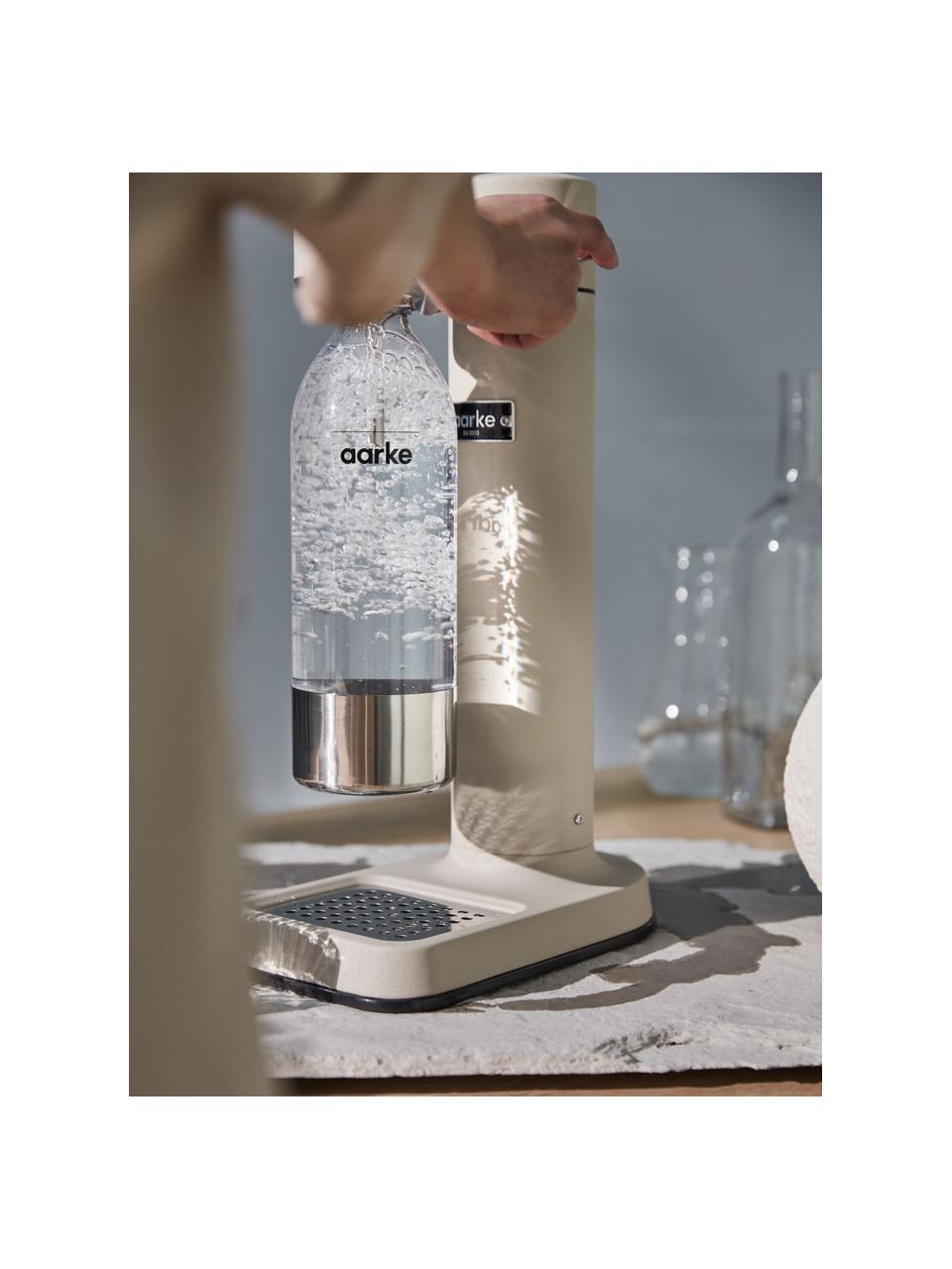 Máquina de refrescos Carbonator 3, Botella: plástico libre de BPA, Beige mate, Set de diferentes tamaños