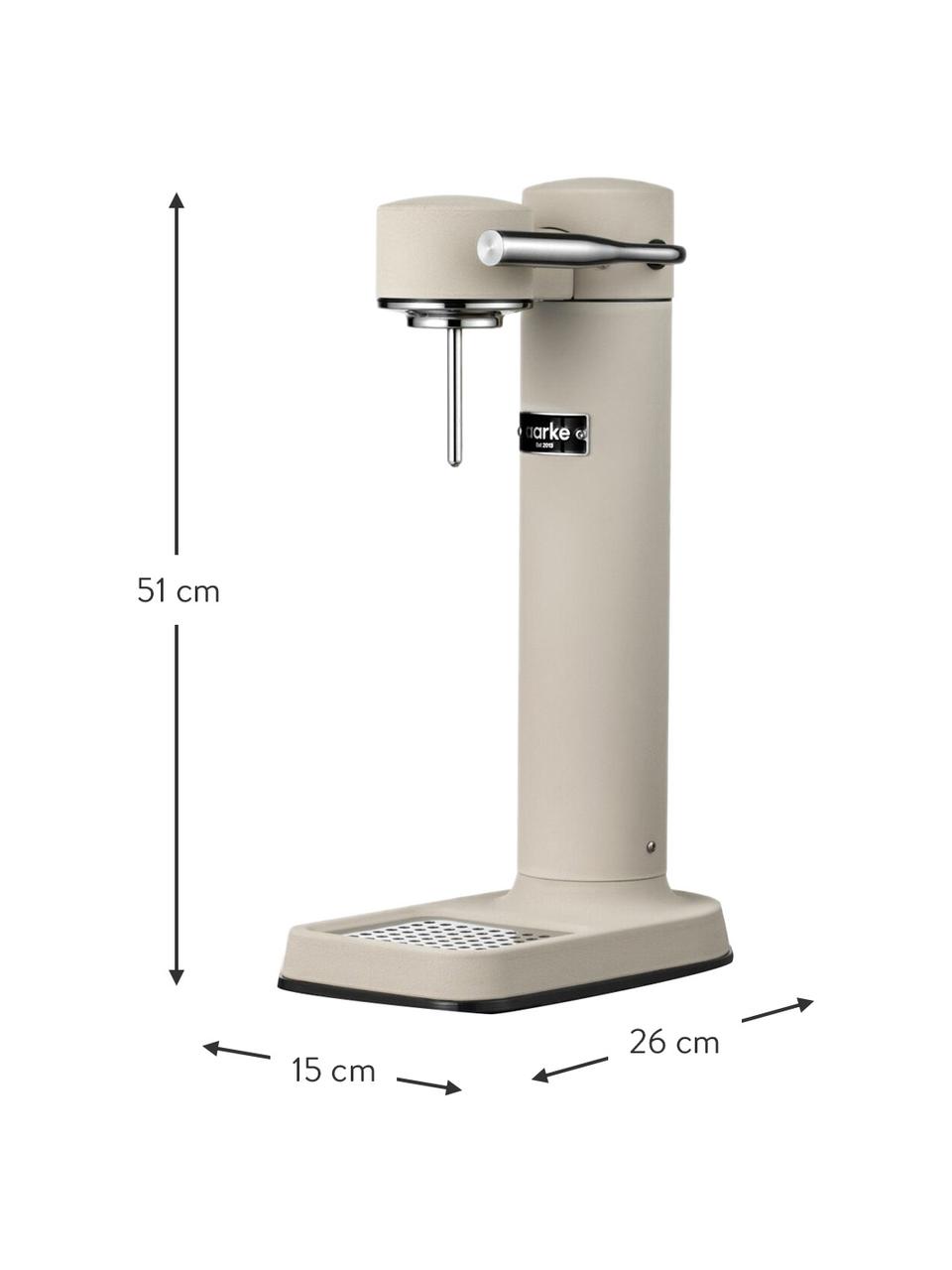 Set gasatore acqua Carbonator 3 pz, Beige opaco, Set in varie misure