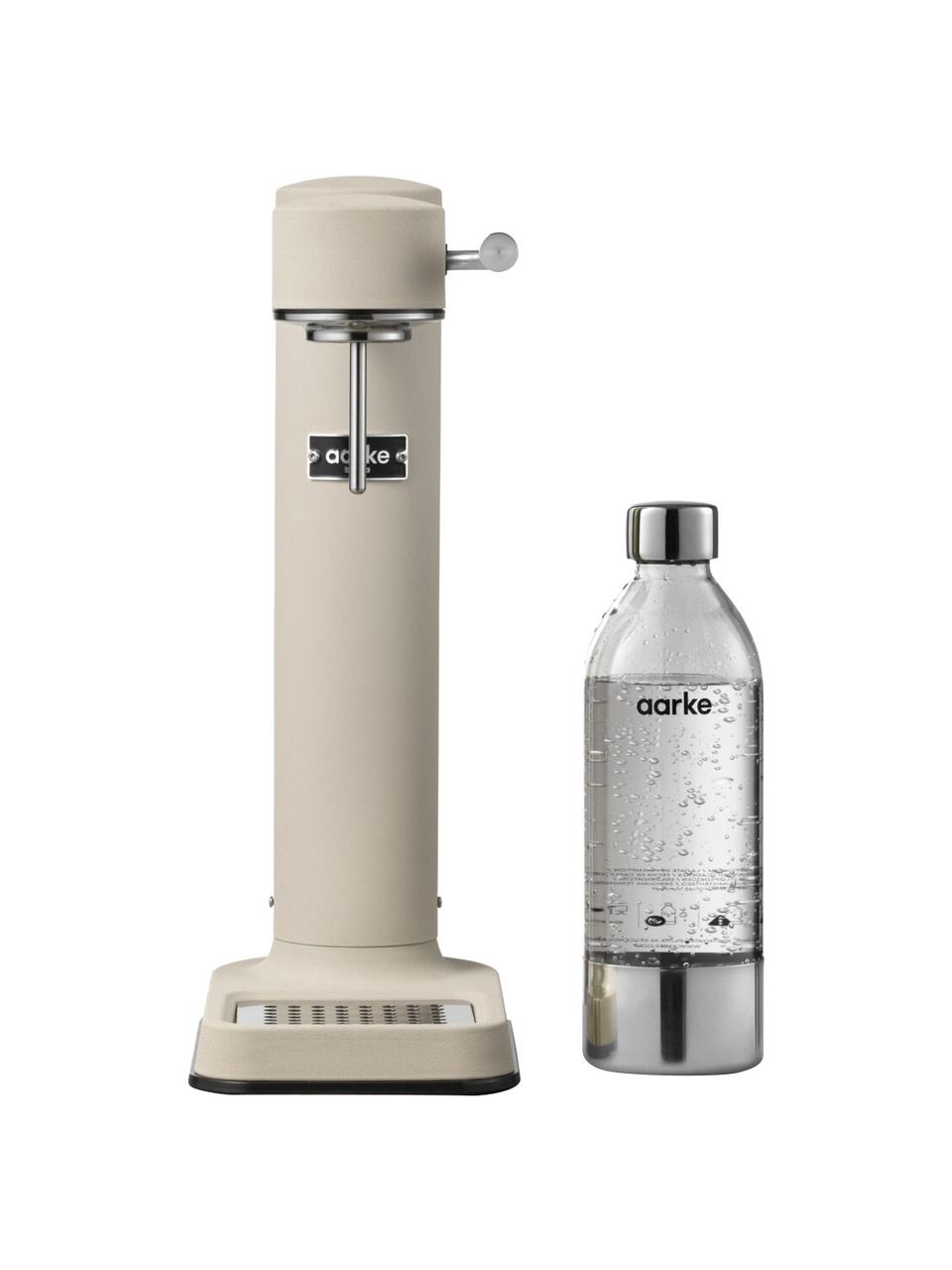 Máquina de refrescos Carbonator 3, Botella: plástico libre de BPA, Beige mate, Set de diferentes tamaños