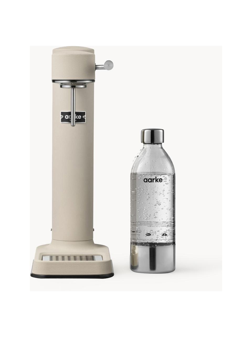 Výrobník perlivé vody Carbonator 3, Světle béžová, matná, Sada s různými velikostmi