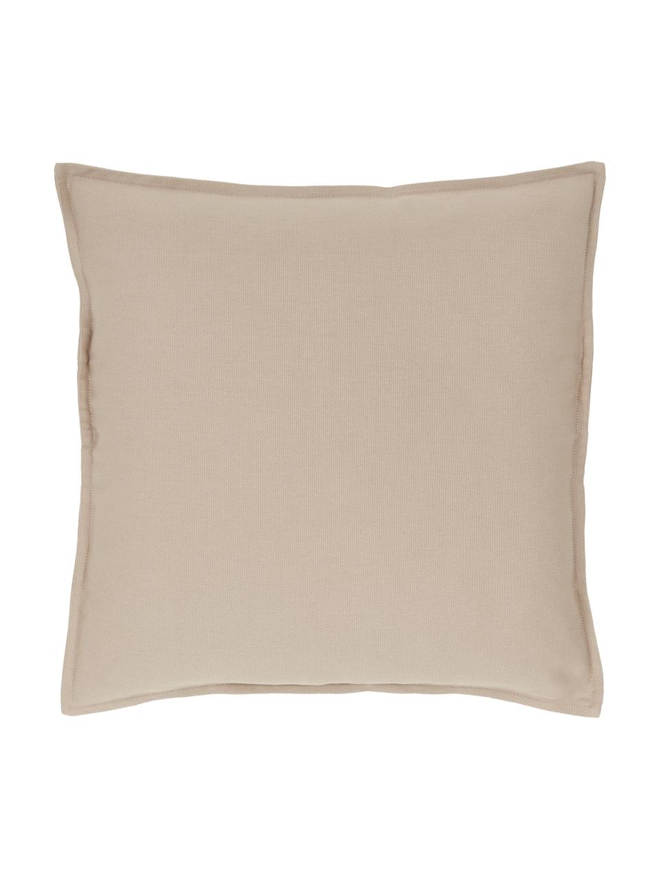 Federa arredo in cotone beige Mads, 100% cotone, Beige, Larg. 50 x Lung. 50 cm