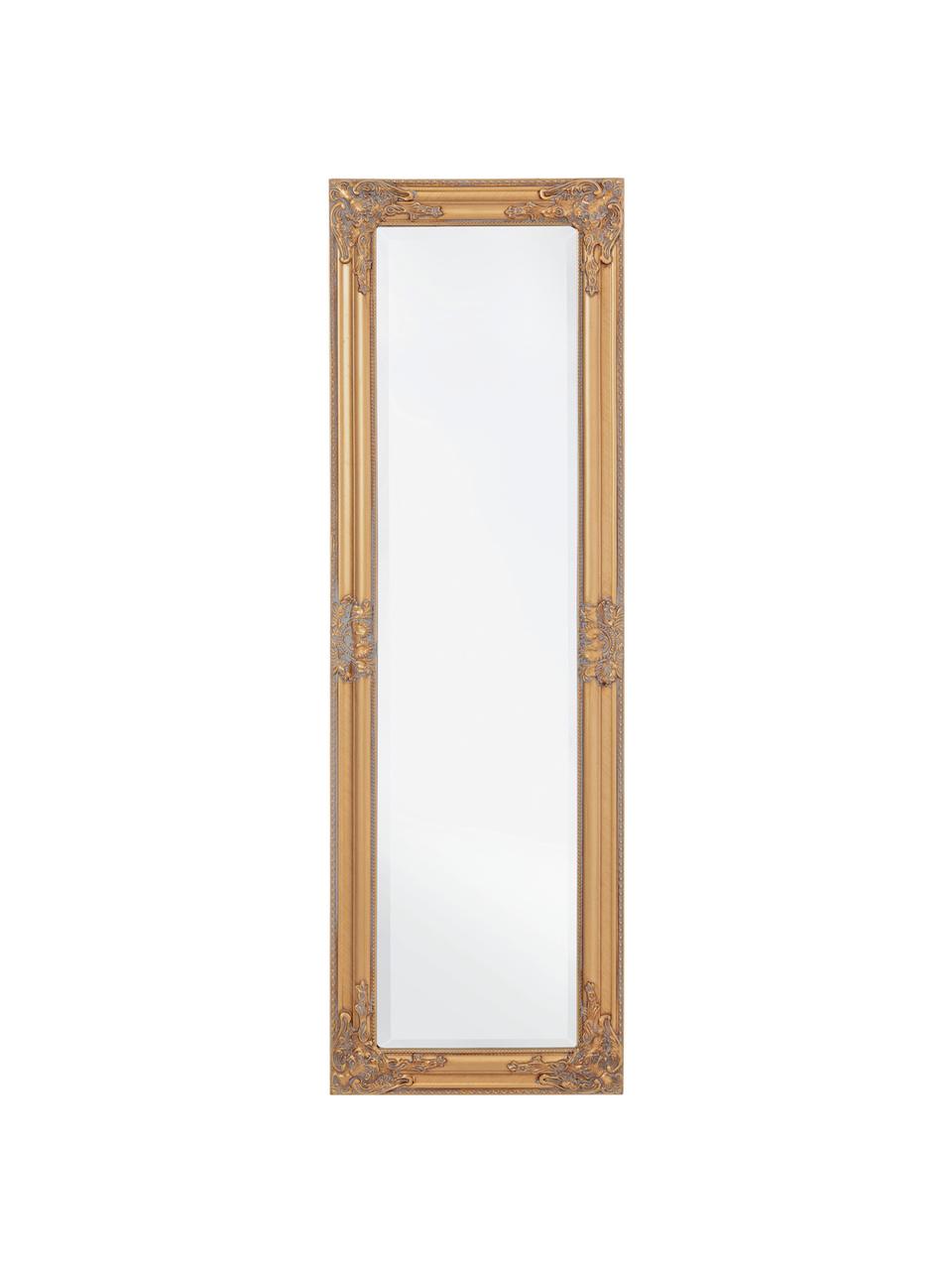 Wandspiegel Miro, Frame: gecoat hout, Goudkleurig, B 42 x H 132 cm