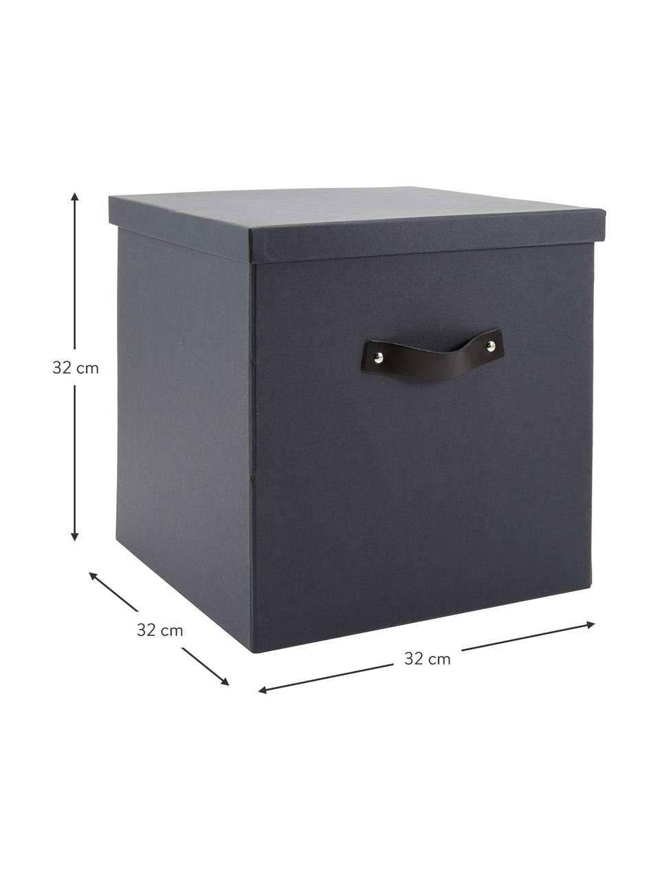 Skladovací box Texas, Tmavě šedá, Š 32 cm, V 32 cm