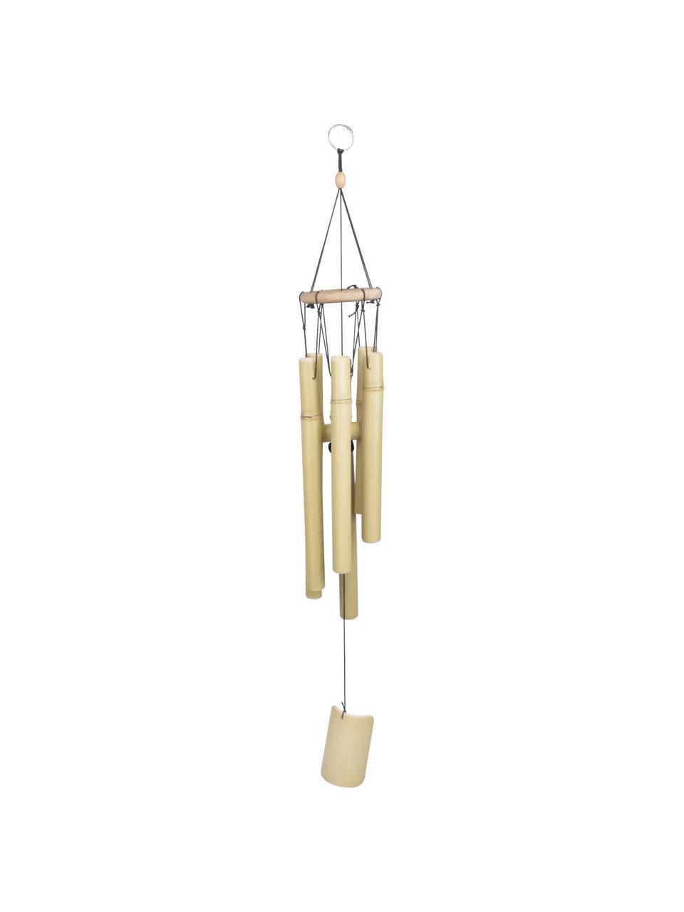 Carillon à vent Tranquil, Bambou, bois d'érable, polyester, Bambou, bois d'érable, Ø 8 x haut. 33 cm