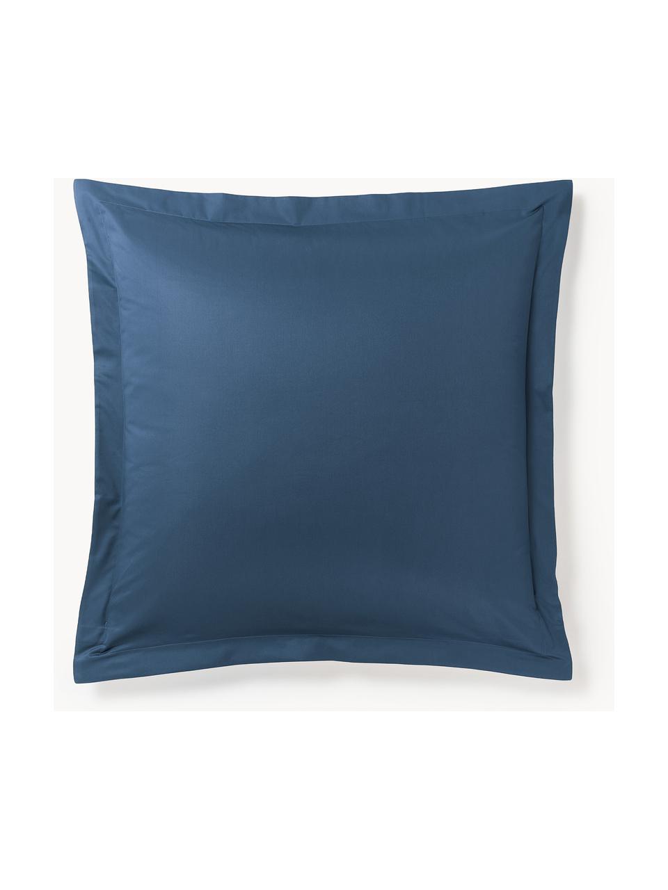 Baumwollsatin-Kopfkissenbezug Premium, Webart: Satin Fadendichte 500 TC,, Dunkelblau, B 40 x L 80 cm