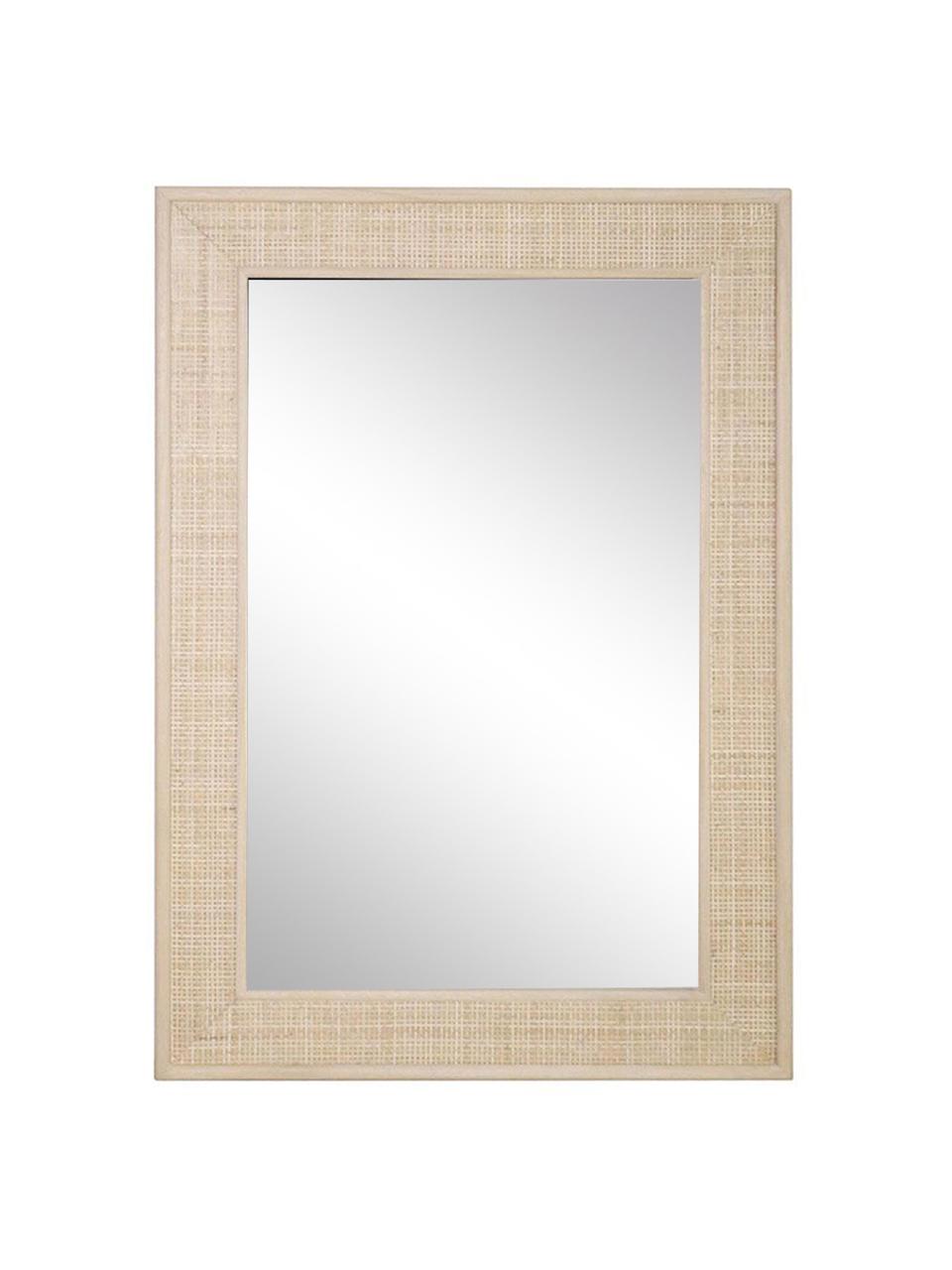 Espejo de pared Daniel, Espejo: cristal, Beige, An 70 x Al 100 cm