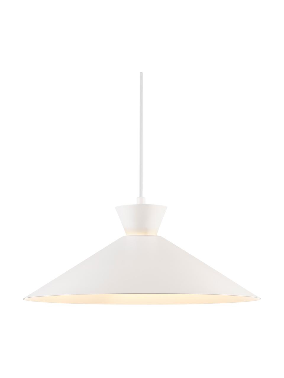 Závesná lampa Dial, Biela, Ø 45 x V 18 cm