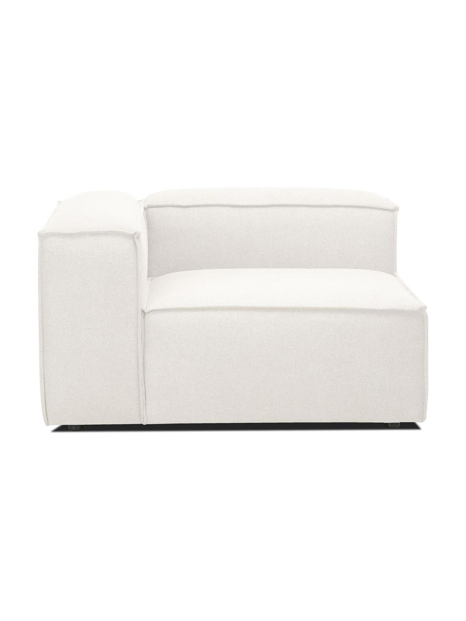 Módulo de esquina sofá Lennon, Tapizado: 100% poliéster Alta resis, Estructura: madera de pino maciza, ma, Patas: plástico, Tejido beige, An 119 x F 119 cm, chaise longue izquierda