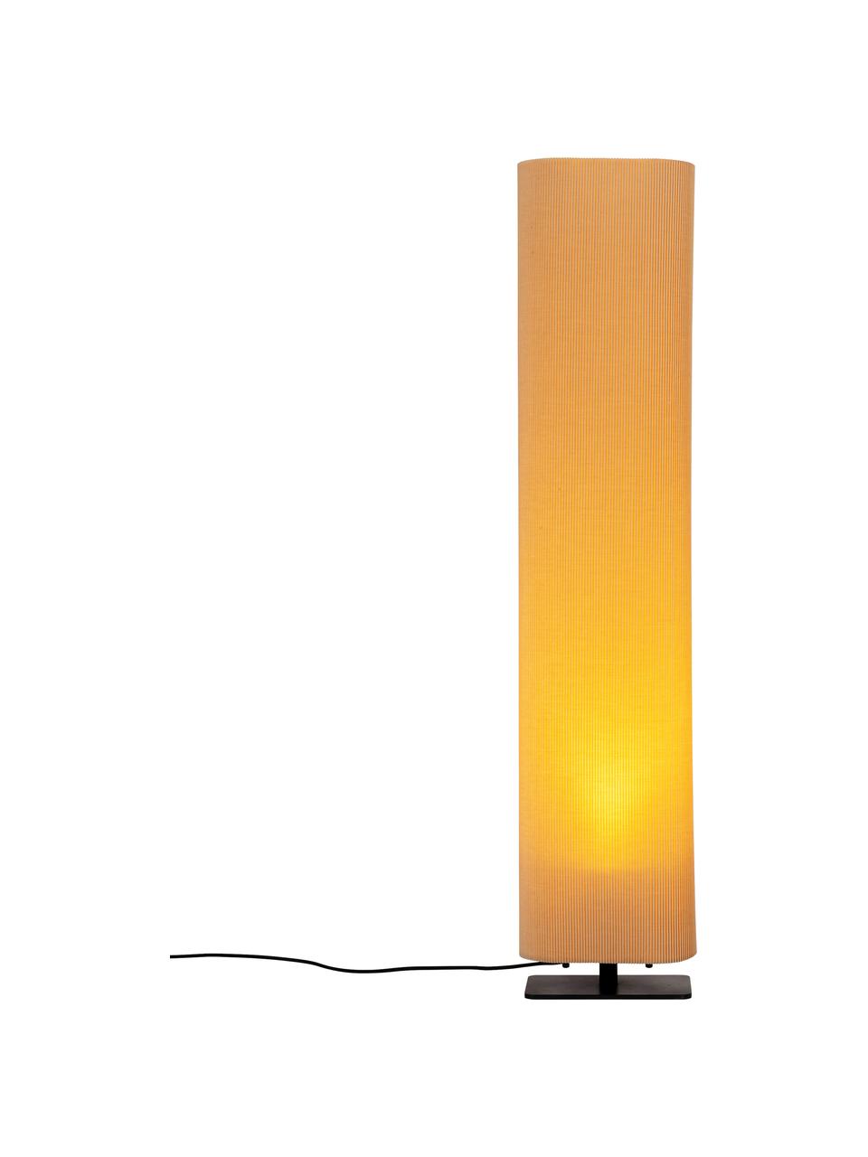 Lampa podłogowa Soho, Stelaż: metal powlekany, Beżowy, czarny, W 120 cm