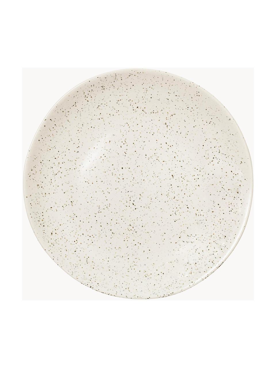 Piatto da dessert fatto a mano Nordic Vanilla 4 pz, Gres, Vaniglia, Ø 20 cm