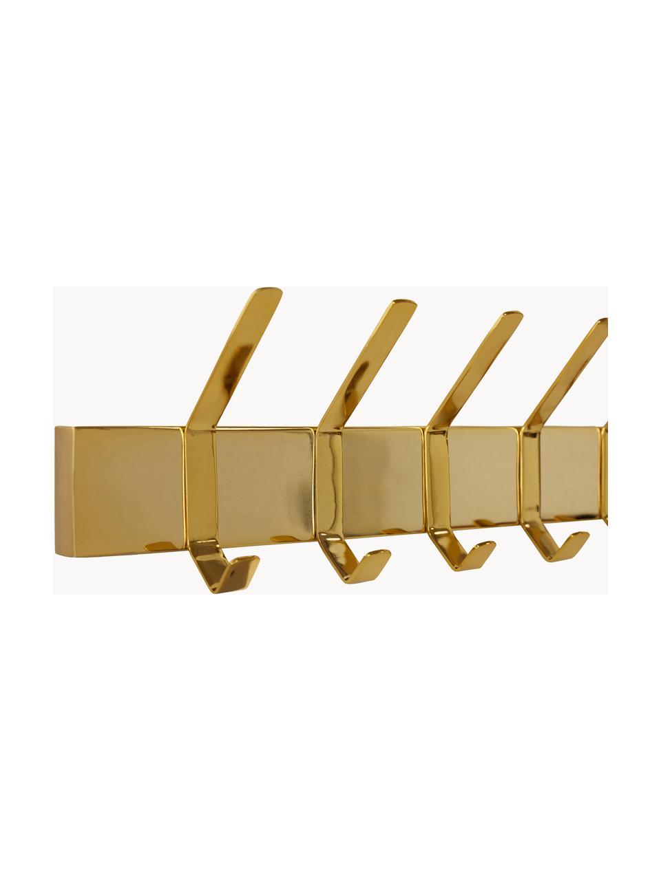 Metalen kapstok Clothing Hook, Gecoat metaal, Glanzend goudkleurig, B 70 cm