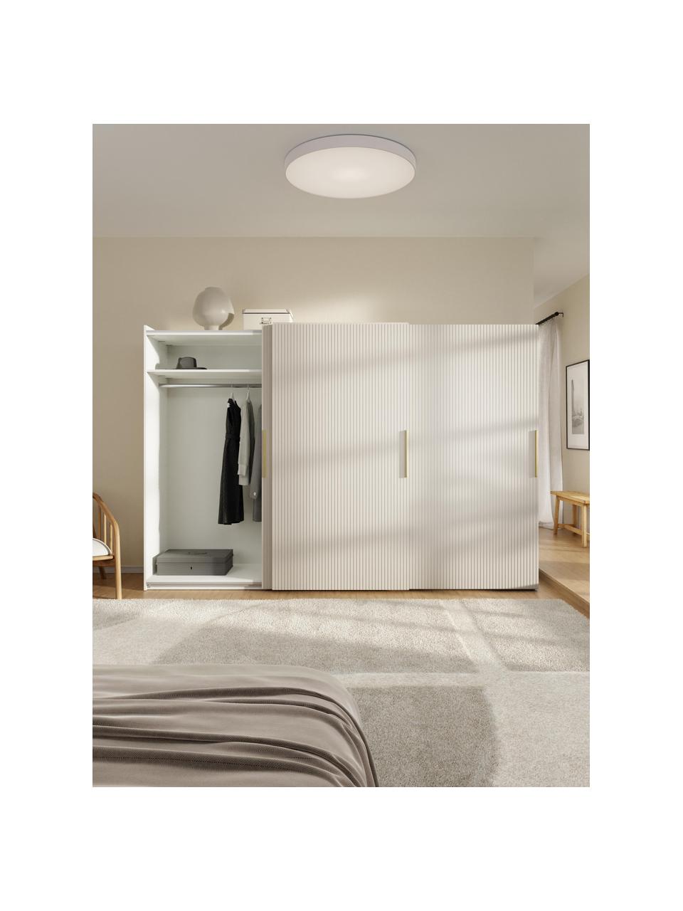 Modulárna šatníková skriňa s posuvnými dverami Simone, šírka 300 cm, niekoľko variantov, Drevo, svetlobéžová, Premium, Š 300 x V 236 cm