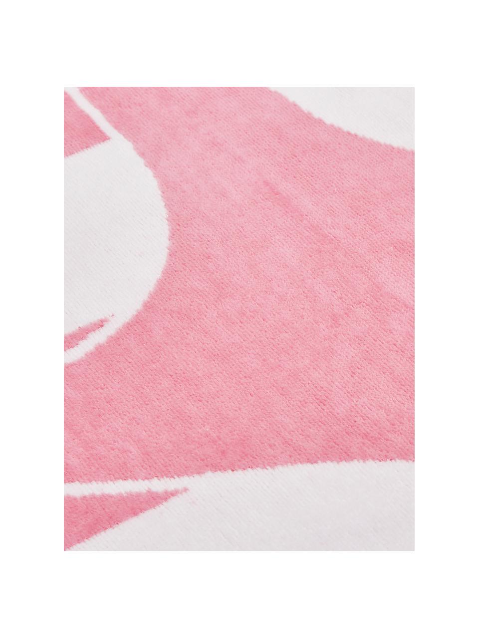 Strandlaken Anko, Katoen
Lichte kwaliteit 380 g/m², Roze, wit, 80 x 160 cm