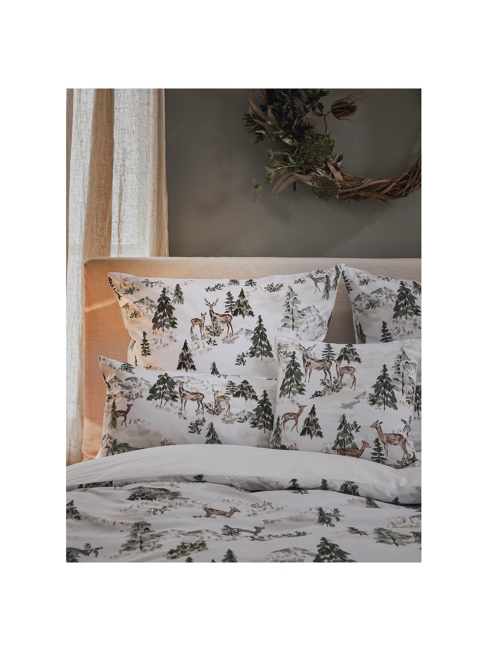 Designový povlak na polštář Forest od Candice Grey, 100 % bio bavlna, s certifikátem GOTS, Více barev, bílá, Š 45 cm, D 45 cm
