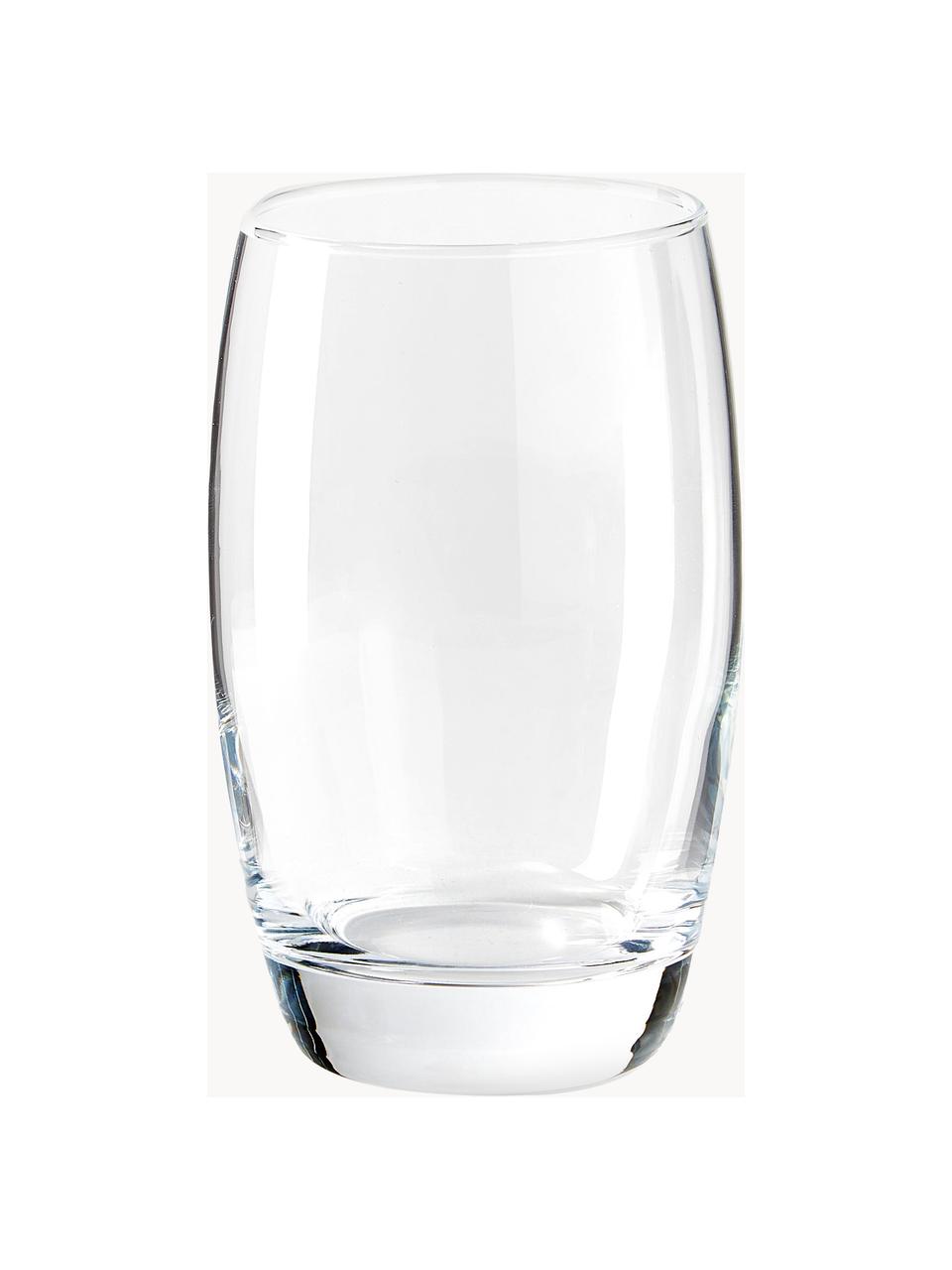 Verres à eau Salto, 6 pièces, Verre, Transparent, Ø 8 x haut. 12 cm, 350 ml