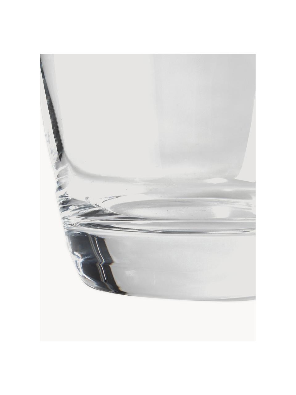 Vasos Salto, 6 uds., Vidrio, Transparente, Ø 8 x Al 12 cm, 350 ml