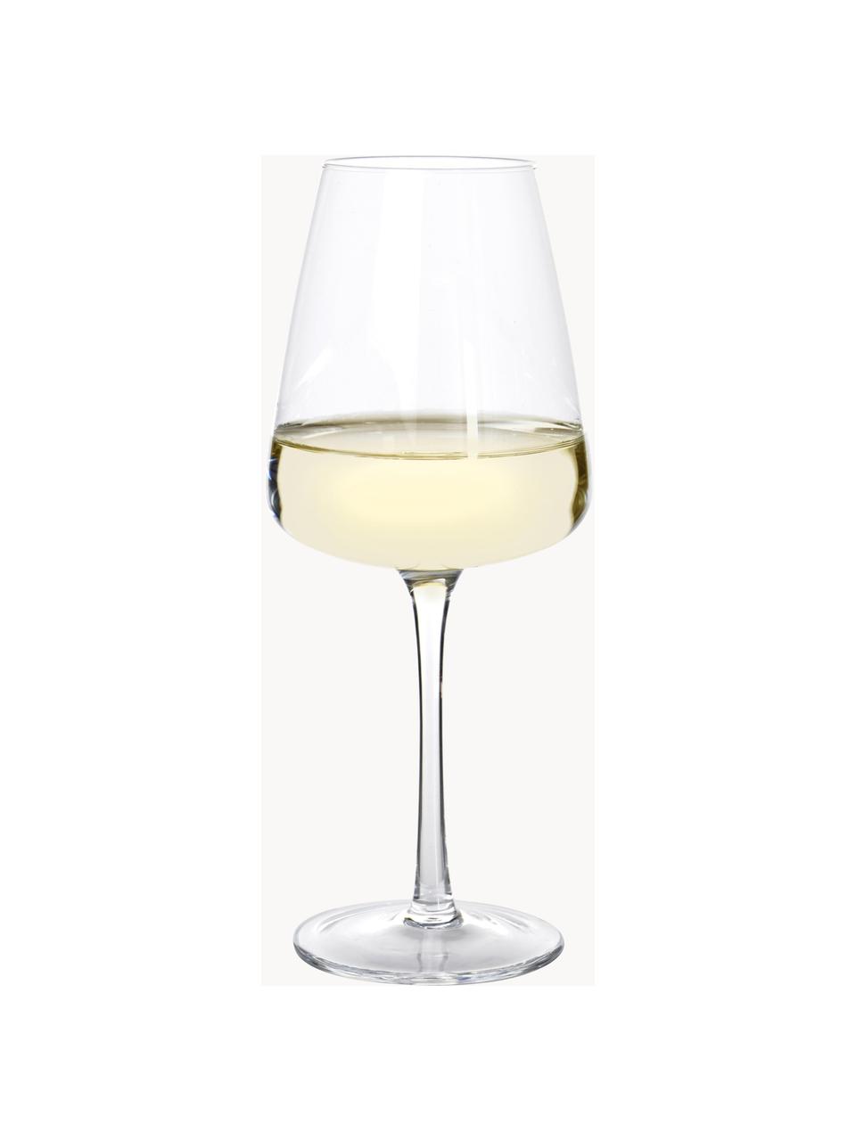 Mundgeblasene Weißweingläser Ellery, 4 Stück, Glas, Transparent, Ø 9 x H 21 cm