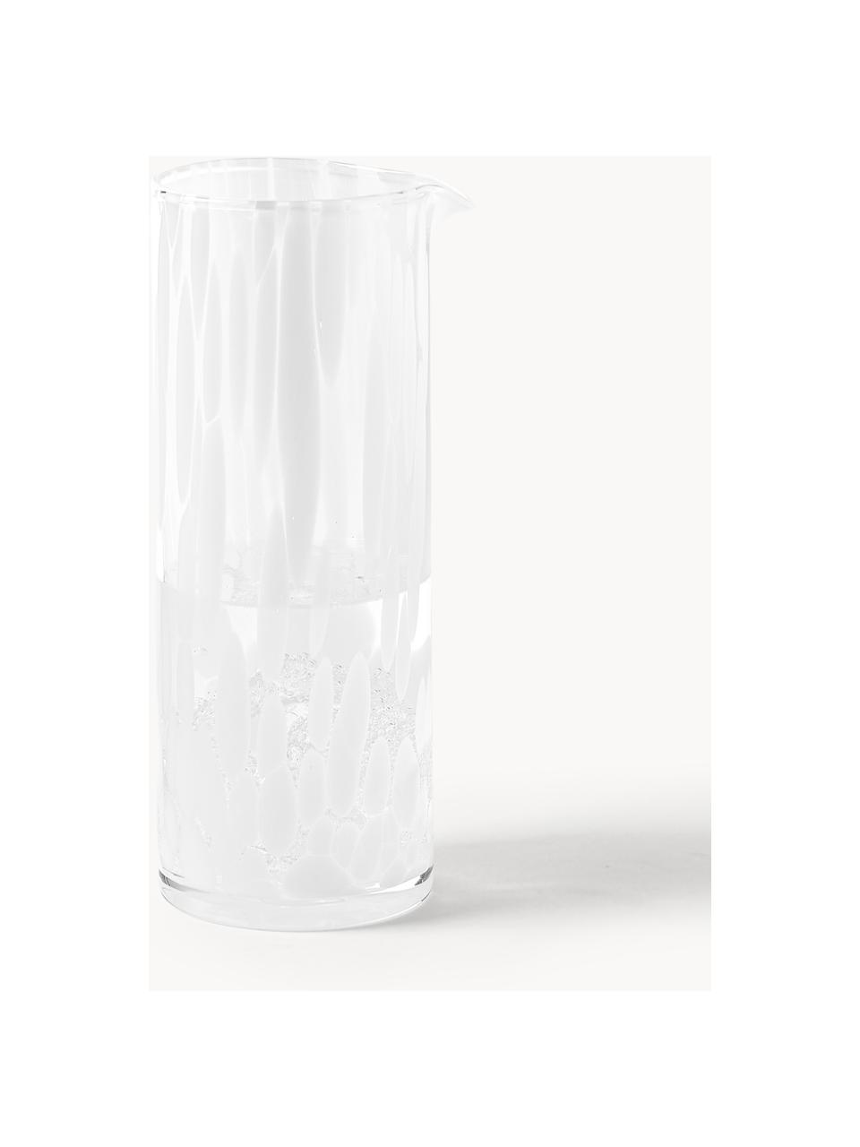 Carafe artisanale Oakley, 1,1 L, Blanc, transparent, 1,1 L