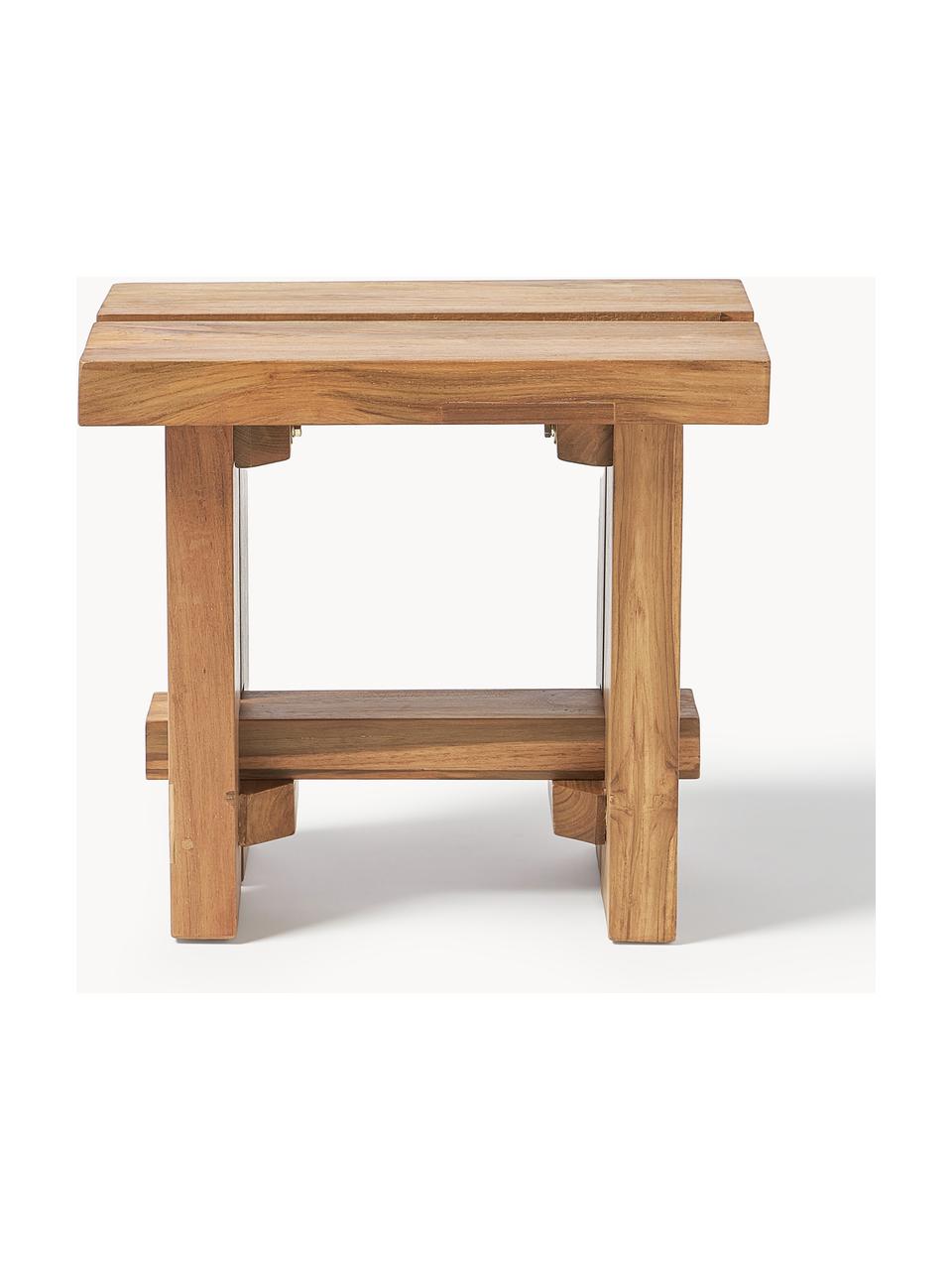 Stolička z teakového dřeva Hugo, Mořené teakové dřevo

Tento produkt je vyroben z udržitelných zdrojů dřeva s certifikací FSC®., Mořené teakové dřevo, Š 50 cm, V 45 cm