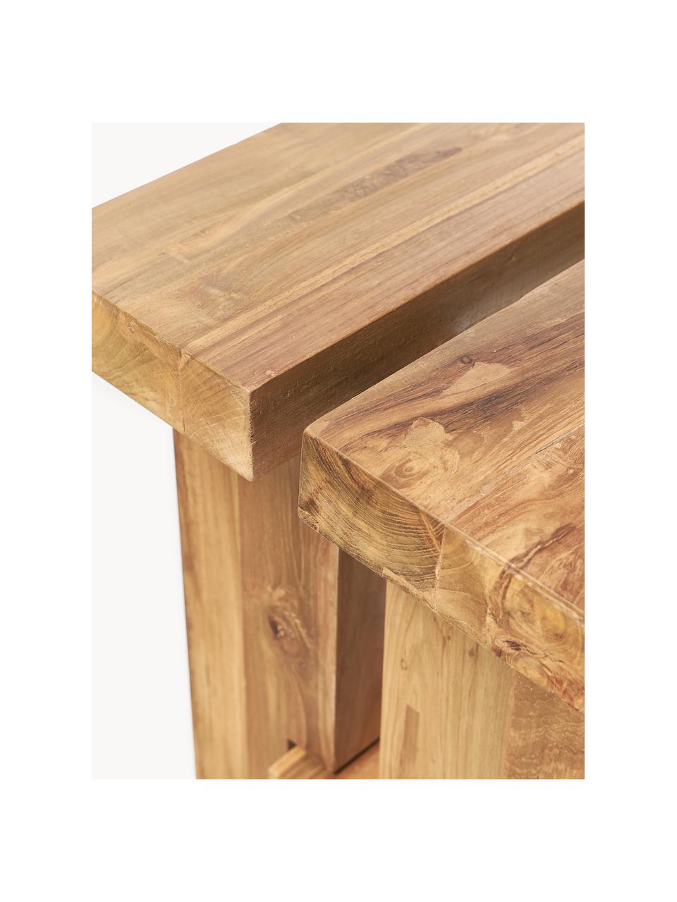 Sgabello in legno di teak Hugo, Legno di teak, tinto

Questo prodotto è realizzato con legno di provenienza sostenibile e certificato FSC®, Legno di teak verniciato, Larg. 50 x Alt. 45 cm