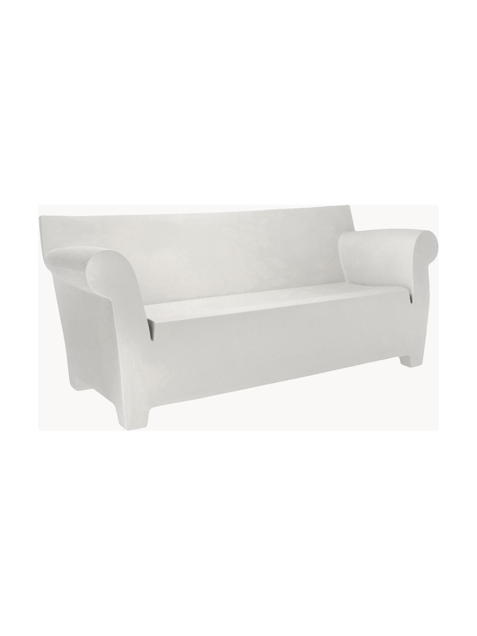 Gartensofa Bubble Club, Polyethylen, Weiss, B 189 x T 75 cm