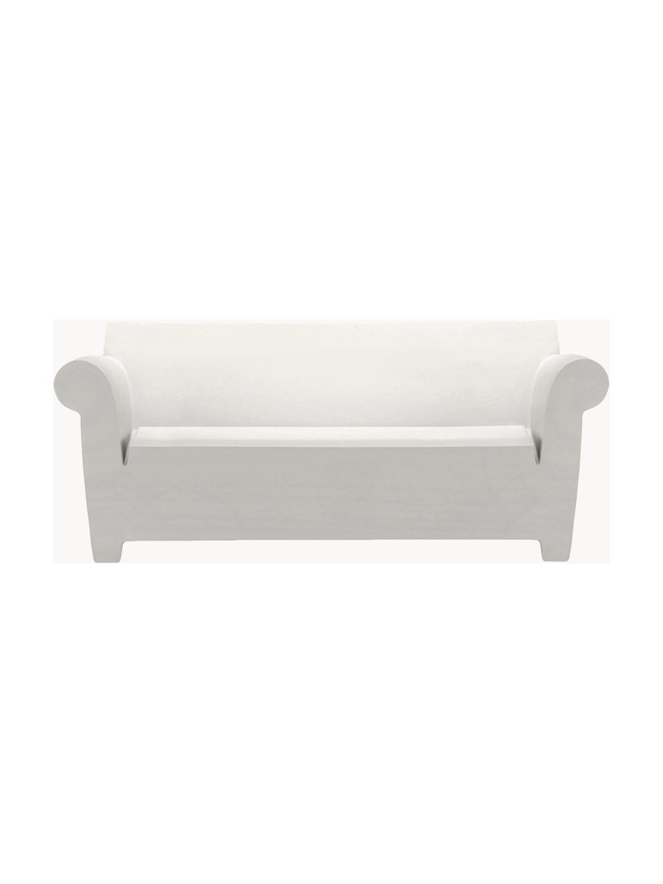 Gartensofa Bubble Club, Polyethylen, Weiss, B 189 x T 75 cm