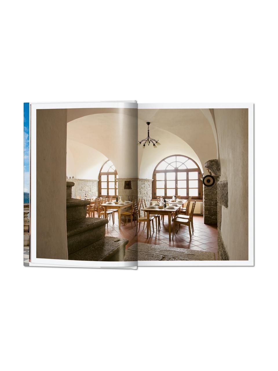 Livre photo Living in Tuscany, Papier, couverture rigide, Bleu, multicolore, larg. 14 x long. 20 cm