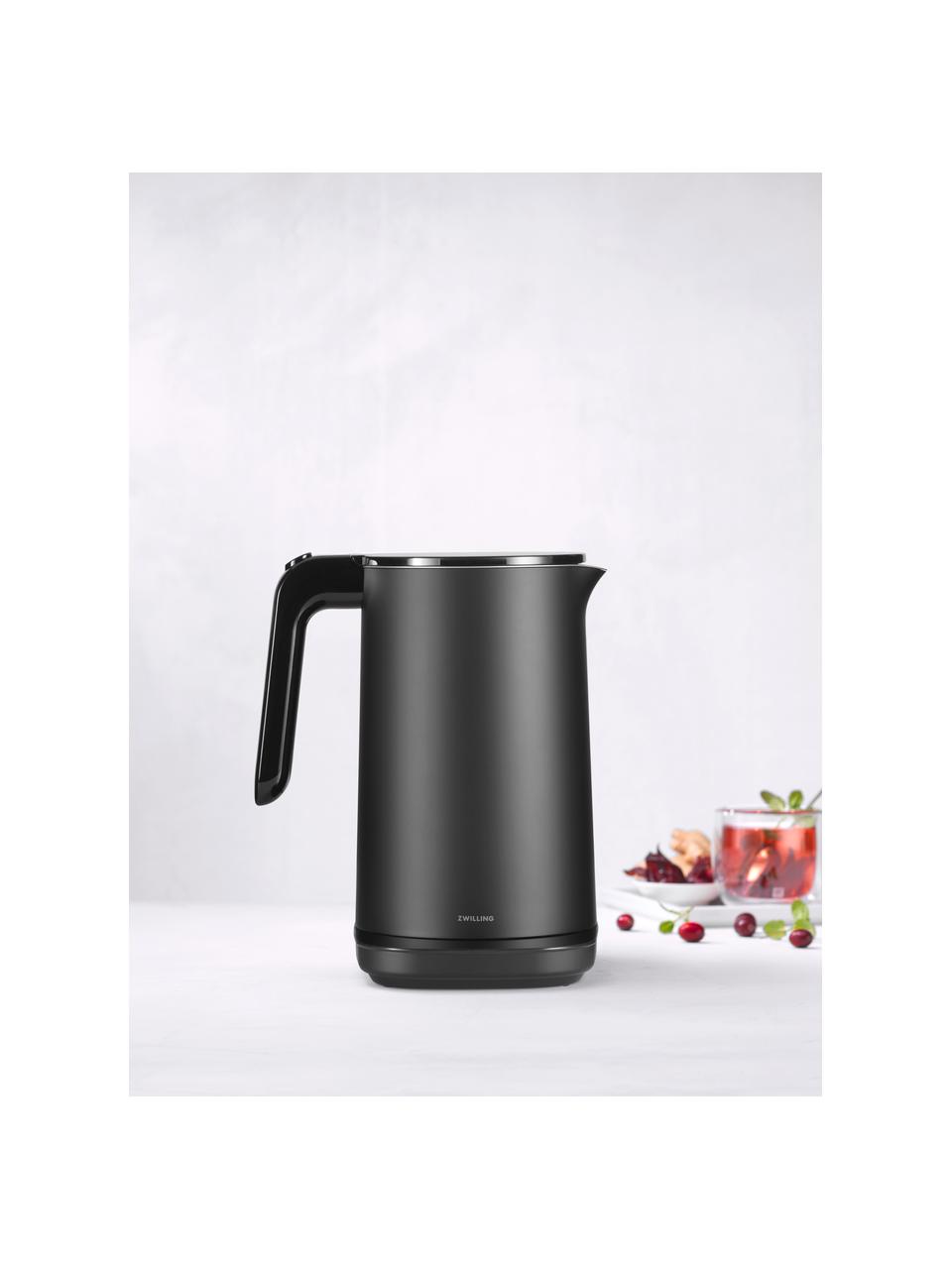 Wasserkocher Enfinigy, 1.5 L, Kunststoff, Schwarz, B 15 x H 24 cm