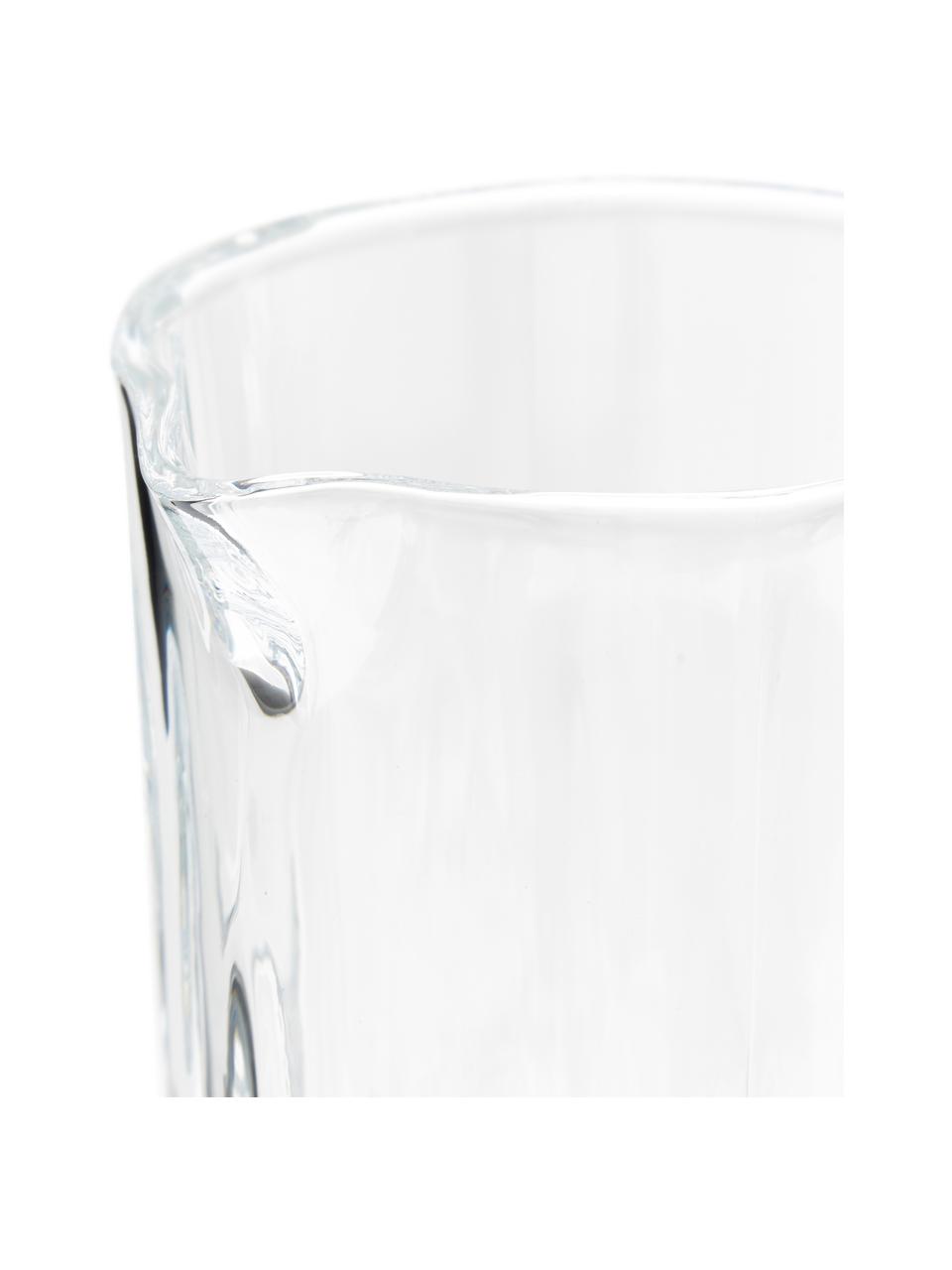 Jarra de cristal con relieve Opera, 1,2 L, Cristal Luxion, Transparente, Al 23 cm, 1,2 L