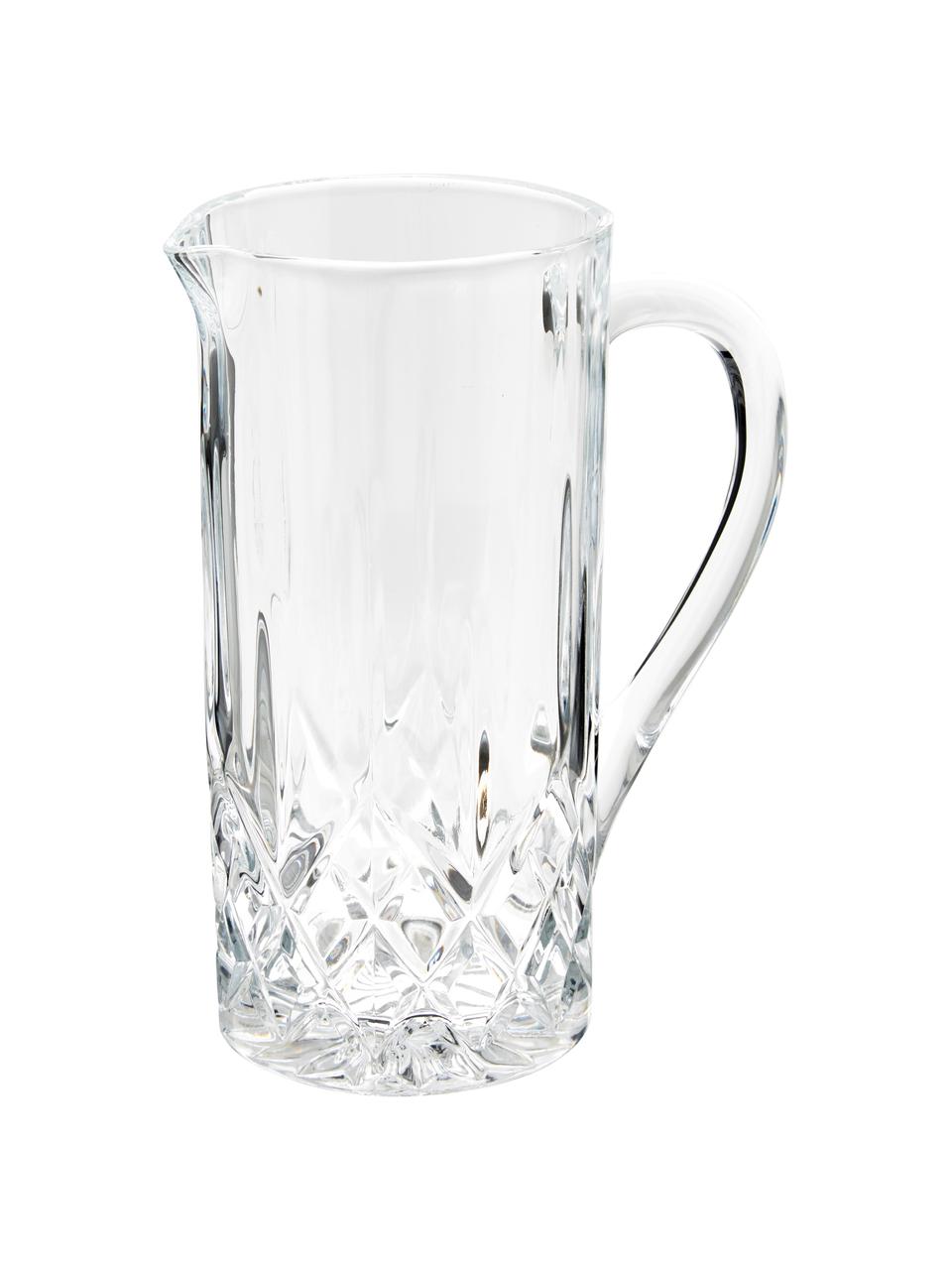 Kristall-Krug Opera mit Relief, 1.2 L, Luxion-Kristallglas, Transparent, H 23 cm, 1.2 L