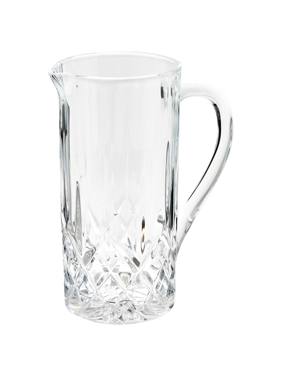 Kristall-Krug Opera mit Relief, 1.2 L, Luxion-Kristallglas, Transparent, H 23 cm, 1.2 L