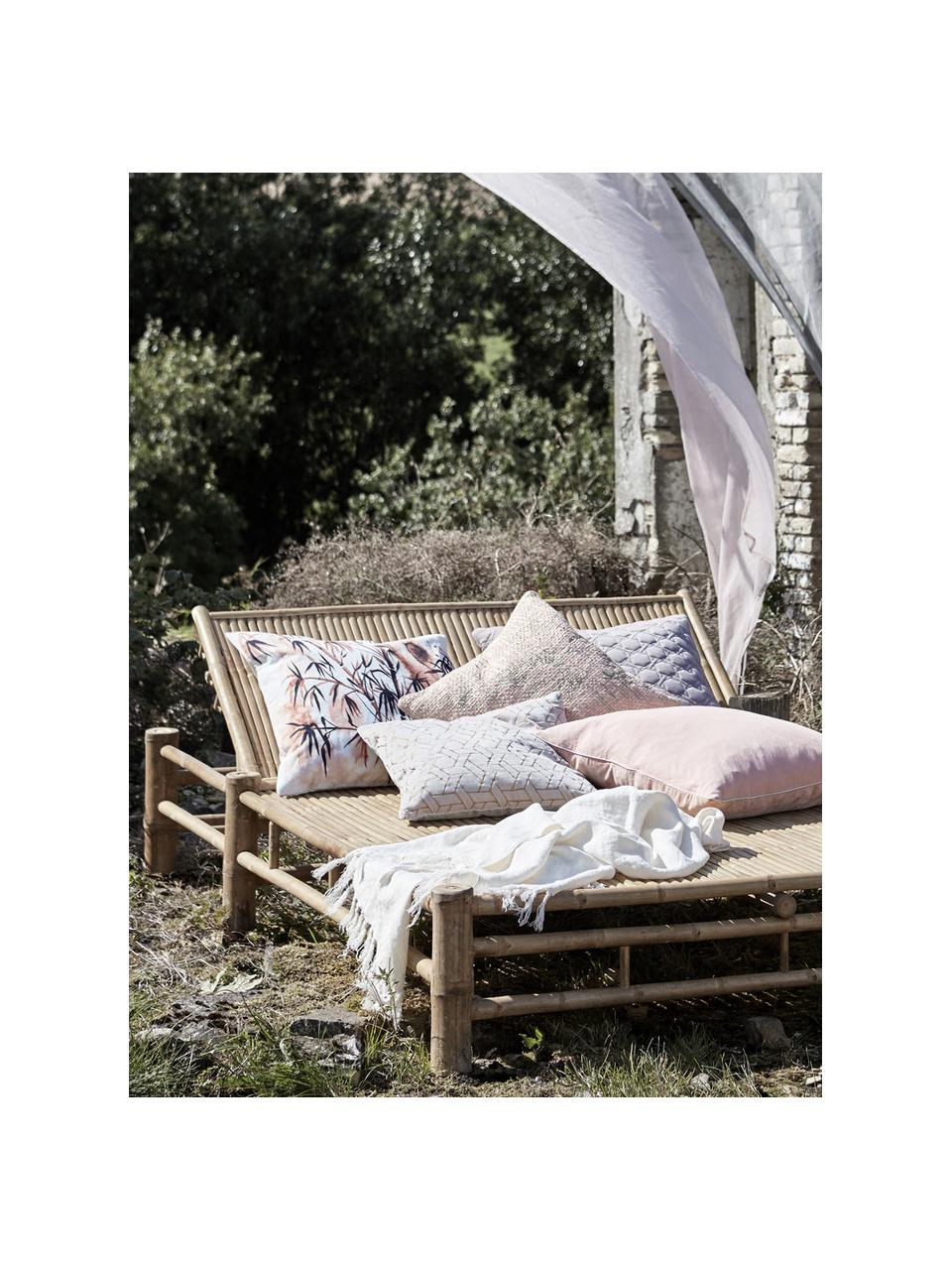 Bamboe daybed Mandisa, Onbehandeld bamboehout, Bamboehoutkleurig, B 150  x D 210 cm