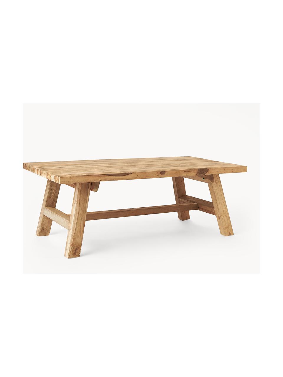 Table basse en bois de teck Lawas, Bois de teck, finition naturelle, Bois de teck, larg. 120 x haut. 45 cm