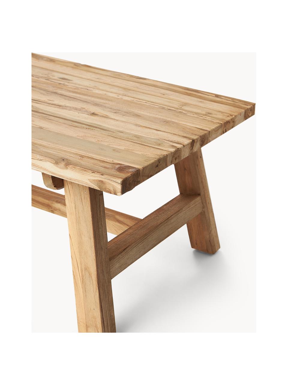 Table basse en bois de teck Lawas, Bois de teck, finition naturelle, Bois de teck, larg. 120 x haut. 45 cm