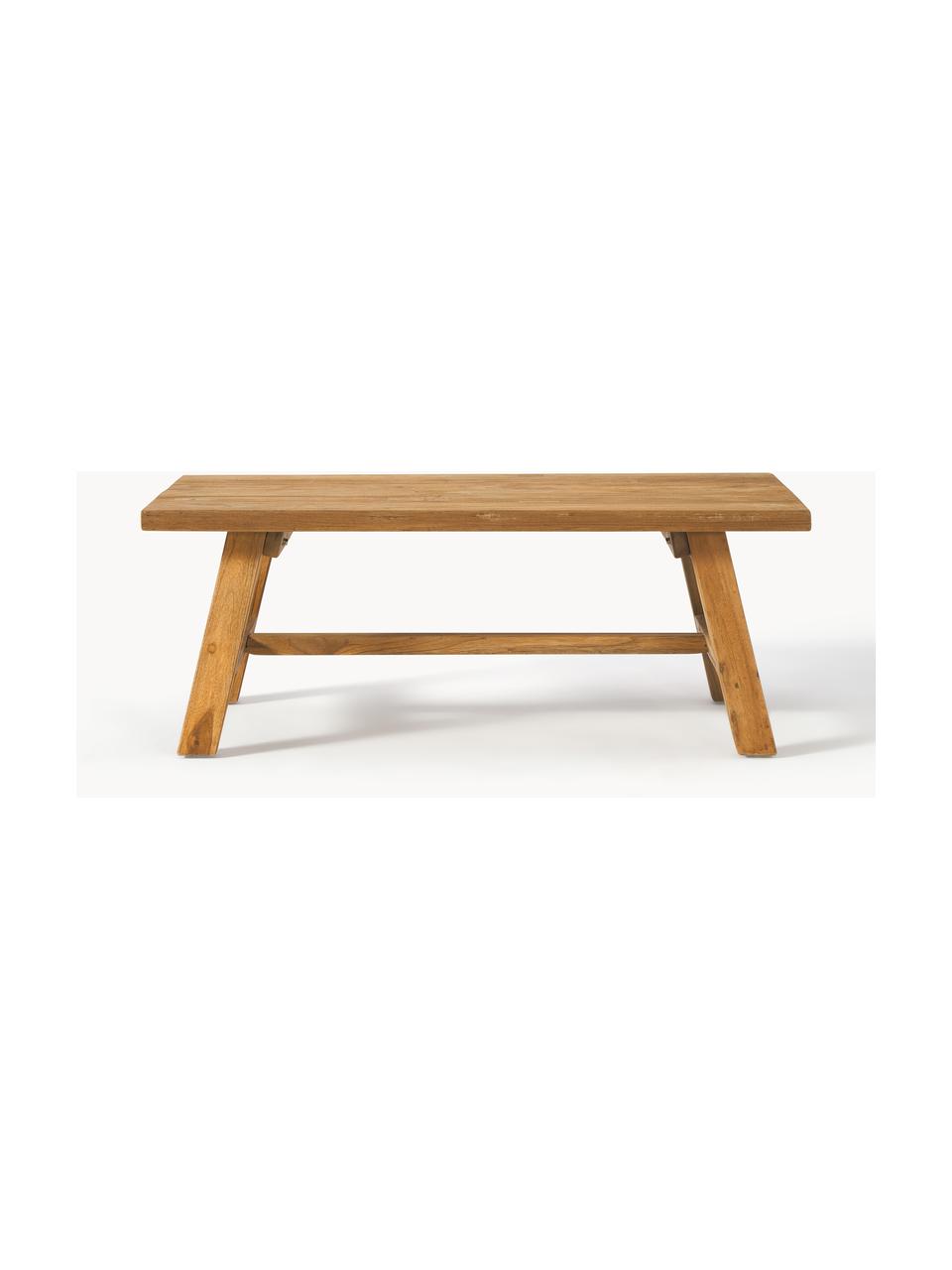Table basse en bois de teck Lawas, Bois de teck, finition naturelle, Bois de teck, larg. 120 x haut. 45 cm