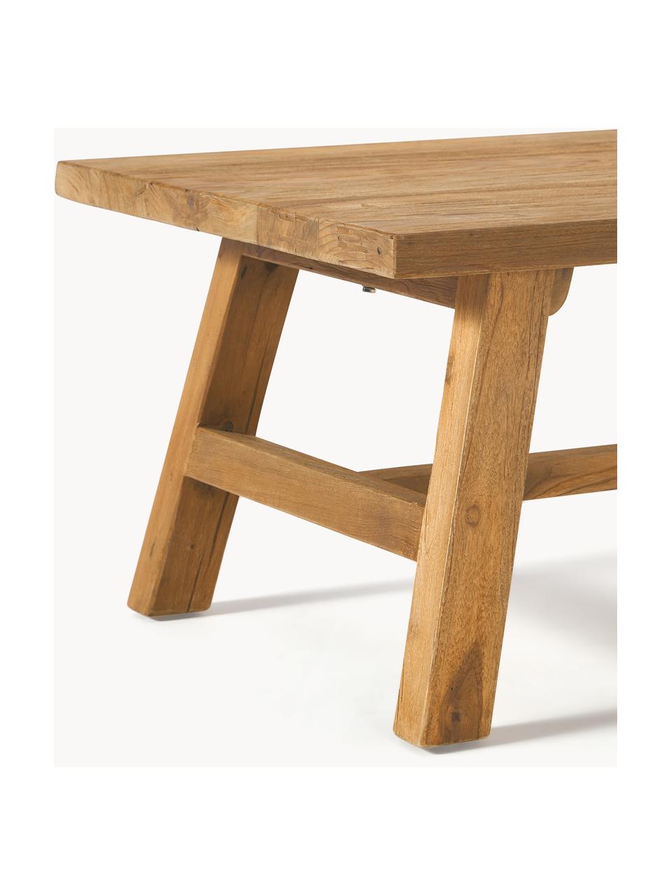 Table basse en bois de teck Lawas, Bois de teck, finition naturelle, Bois de teck, larg. 120 x haut. 45 cm