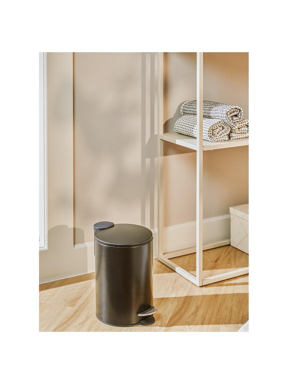 Kosz na śmieci Silence, Metal lakierowany, Czarny, 3 l