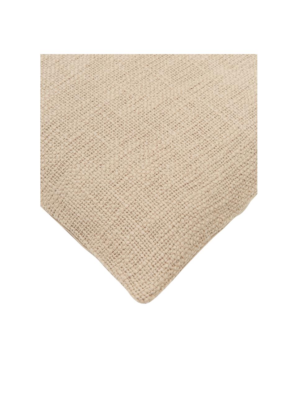 Kissenhülle Anise in Beige, 100% Baumwolle, Beige, B 45 x L 45 cm