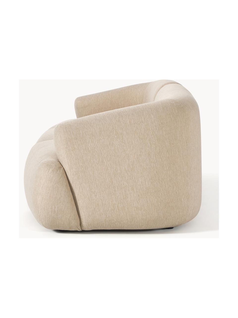 Modulares Sofa Sofia (3-Sitzer), Bezug: 100 % Polypropylen Der ho, Gestell: Fichtenholz, Spanplatte, , Füße: Kunststoff Dieses Produkt, Webstoff Hellbeige, B 277 x T 103 cm