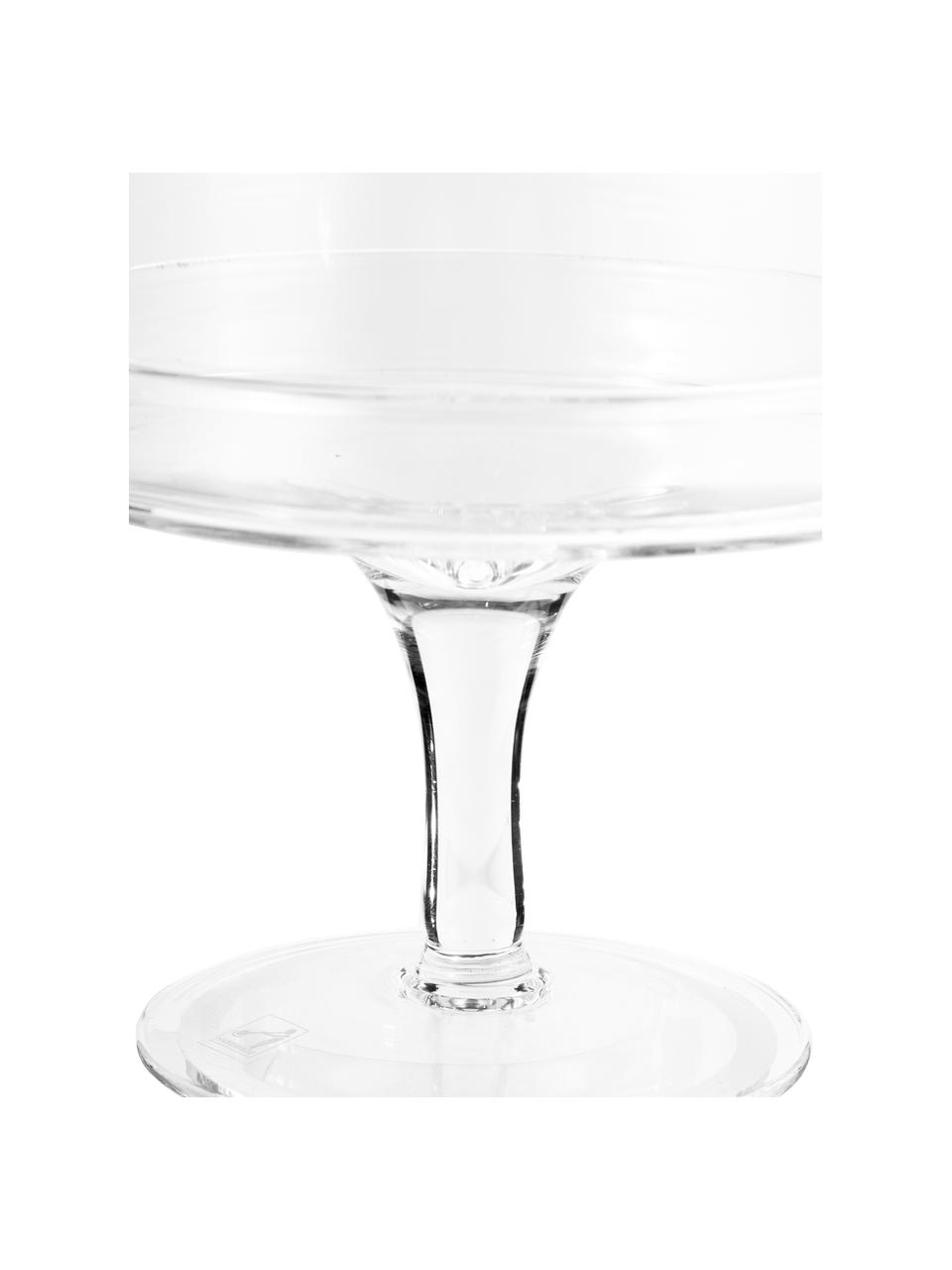 XS Etagere Dolce aus Glas, Ø 12 cm, Glas, Transparent, H 20 cm