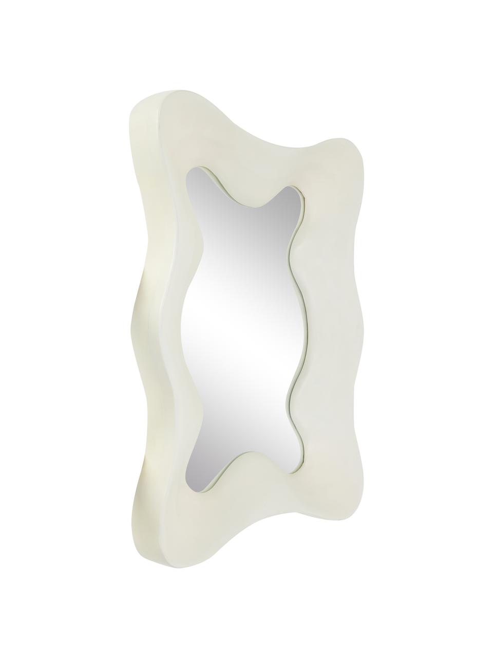 Espejo de pared Riva, Espejo: cristal, Blanco, An 60 x Al 81 cm