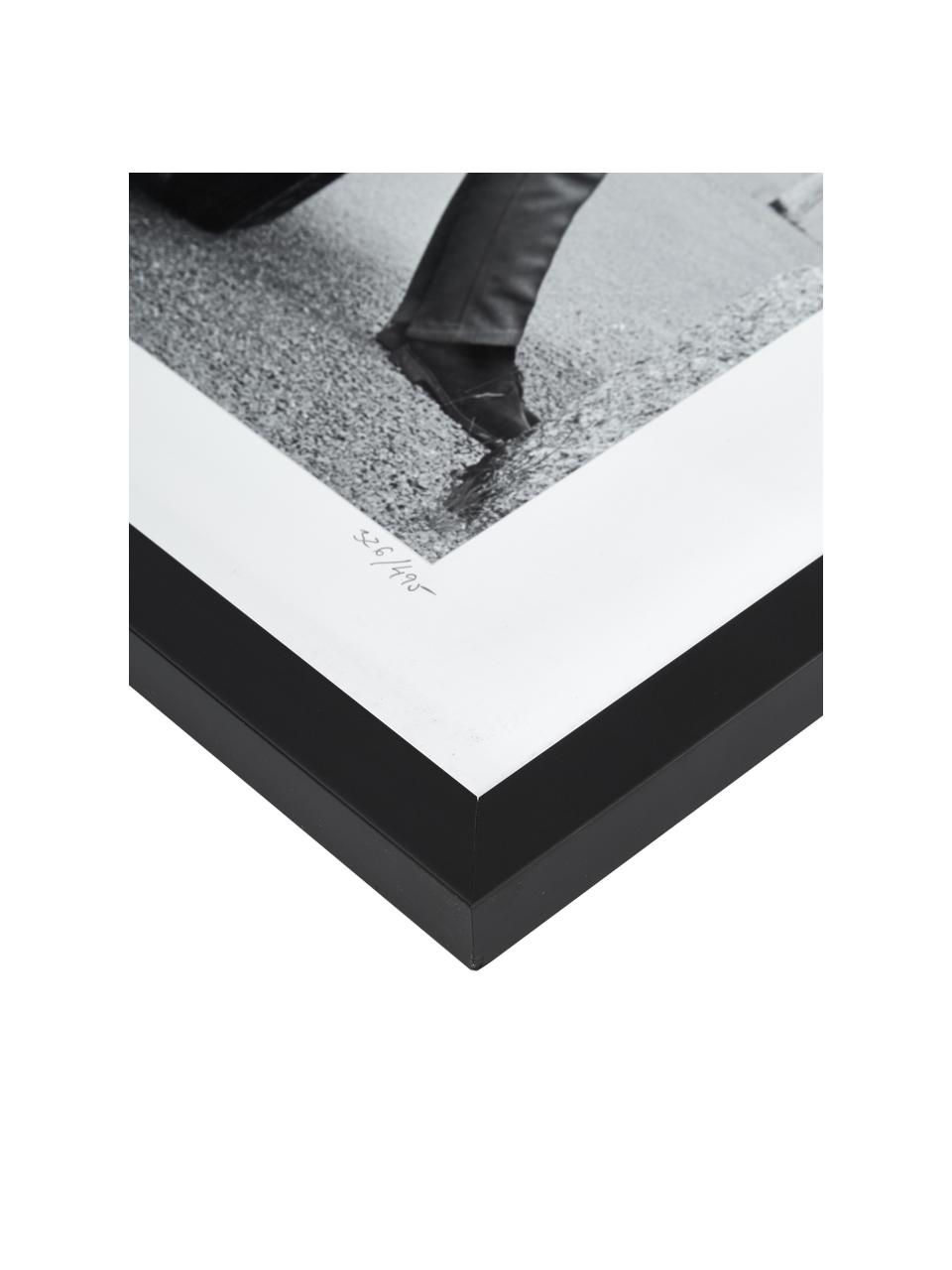 Gerahmter Fotodruck Connery, Bild: Fuji Crystal Archive Papi, Rahmen: Plexiglasscheibe, Holz, l, Schwarz,Weiß, 40 x 50 cm