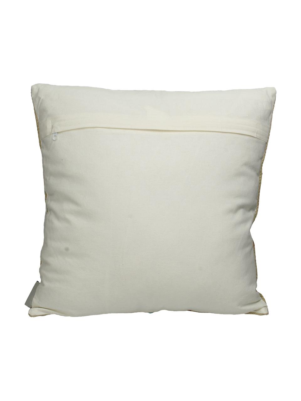Poduszka w stylu boho z wypełnieniem Otton, Tapicerka: bawełna, Beżowy, wielobarwny, S 45 x D 45 cm