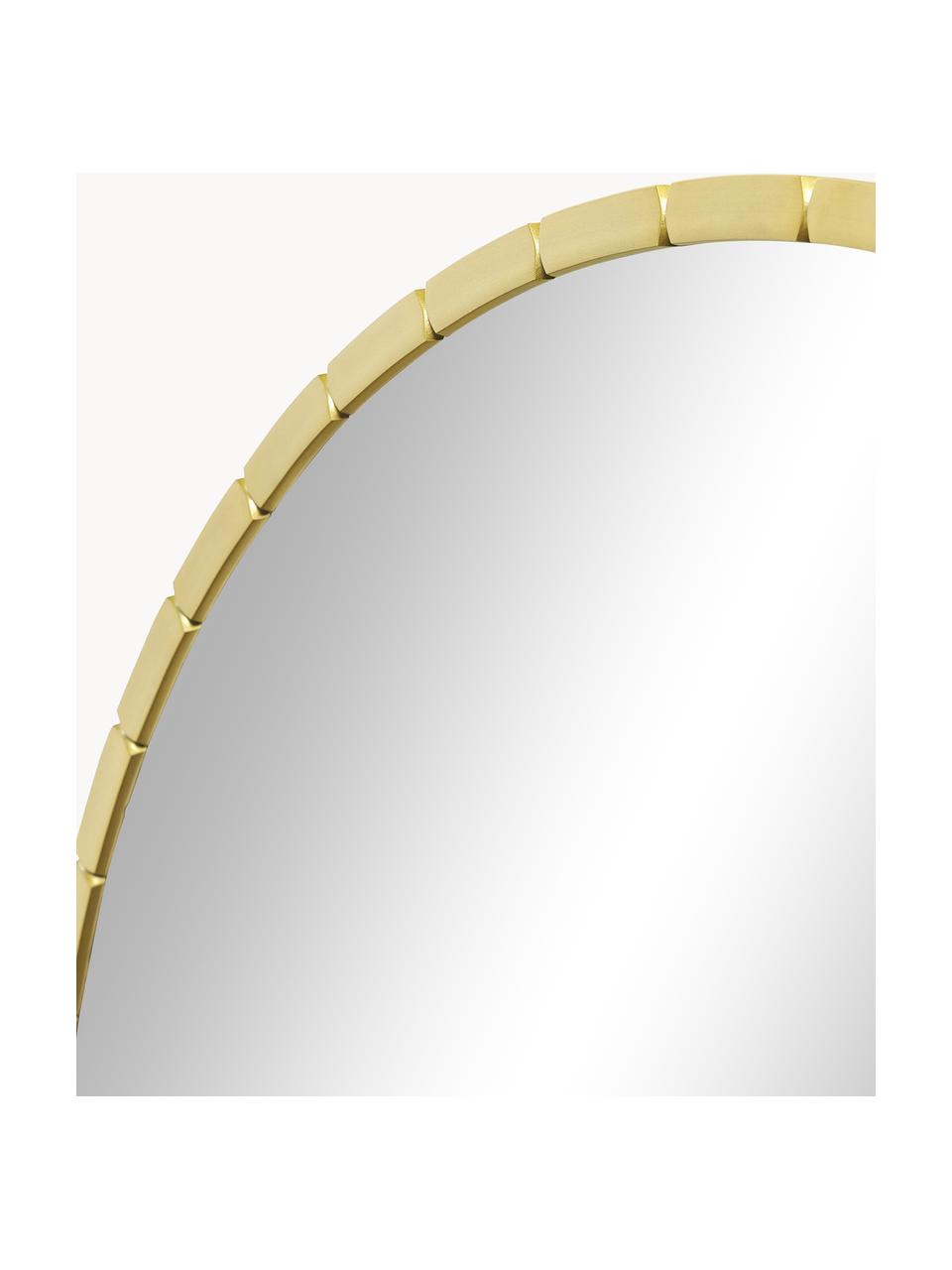 Okrúhle nástenné zrkadlo Alaia, Odtiene zlatej, Ø 82 cm