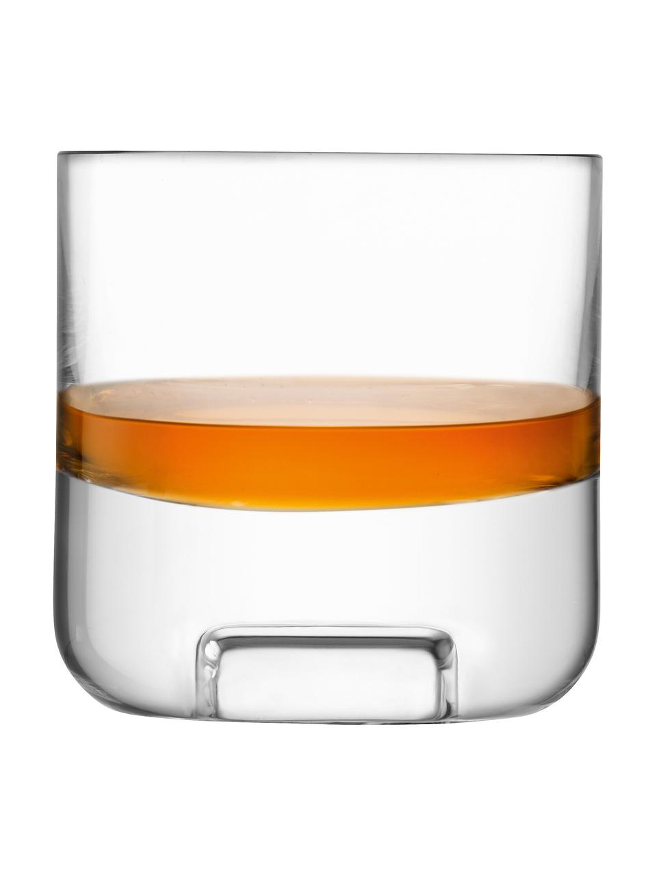 Coffret à whisky Cask, 3 élém., Verre, Transparent, Lot de différentes tailles
