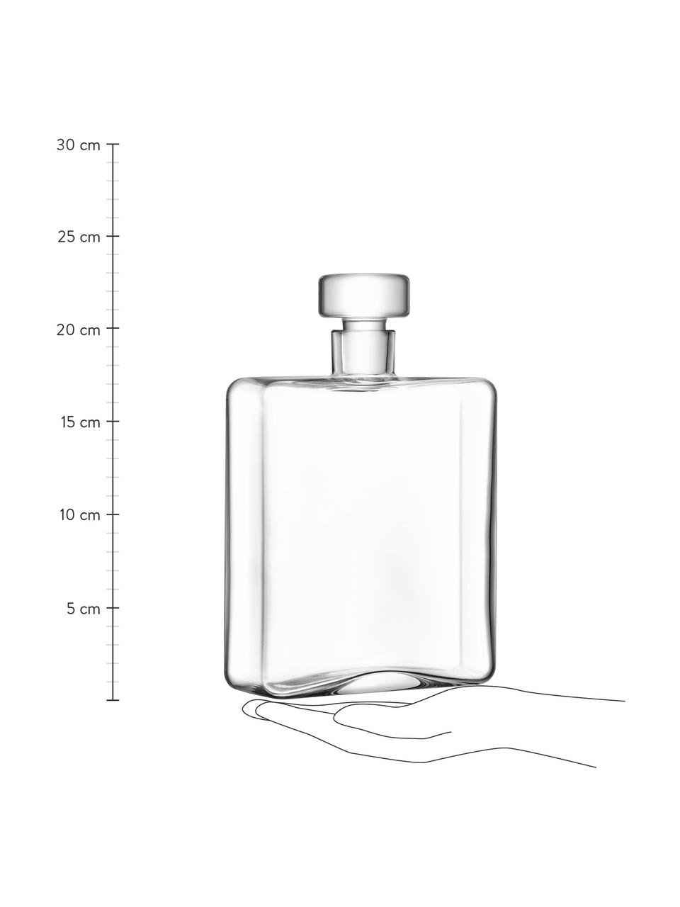 Komplet do whisky Cask, 3 elem., Szkło, Transparentny, Komplet z różnymi rozmiarami
