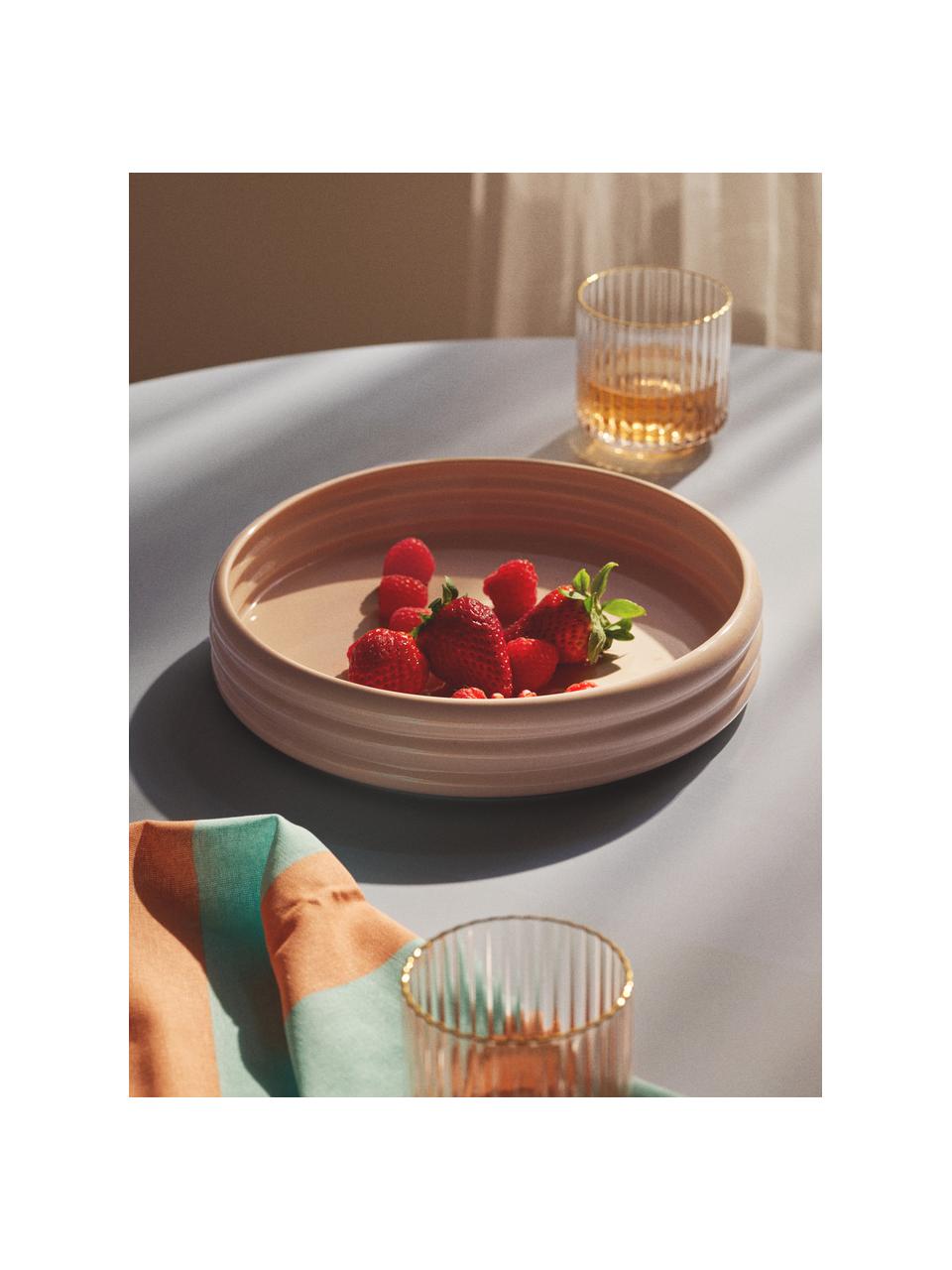 Miska do serwowania Maira, Porcelana, Jasny różowy, Ø 26 x 6 cm